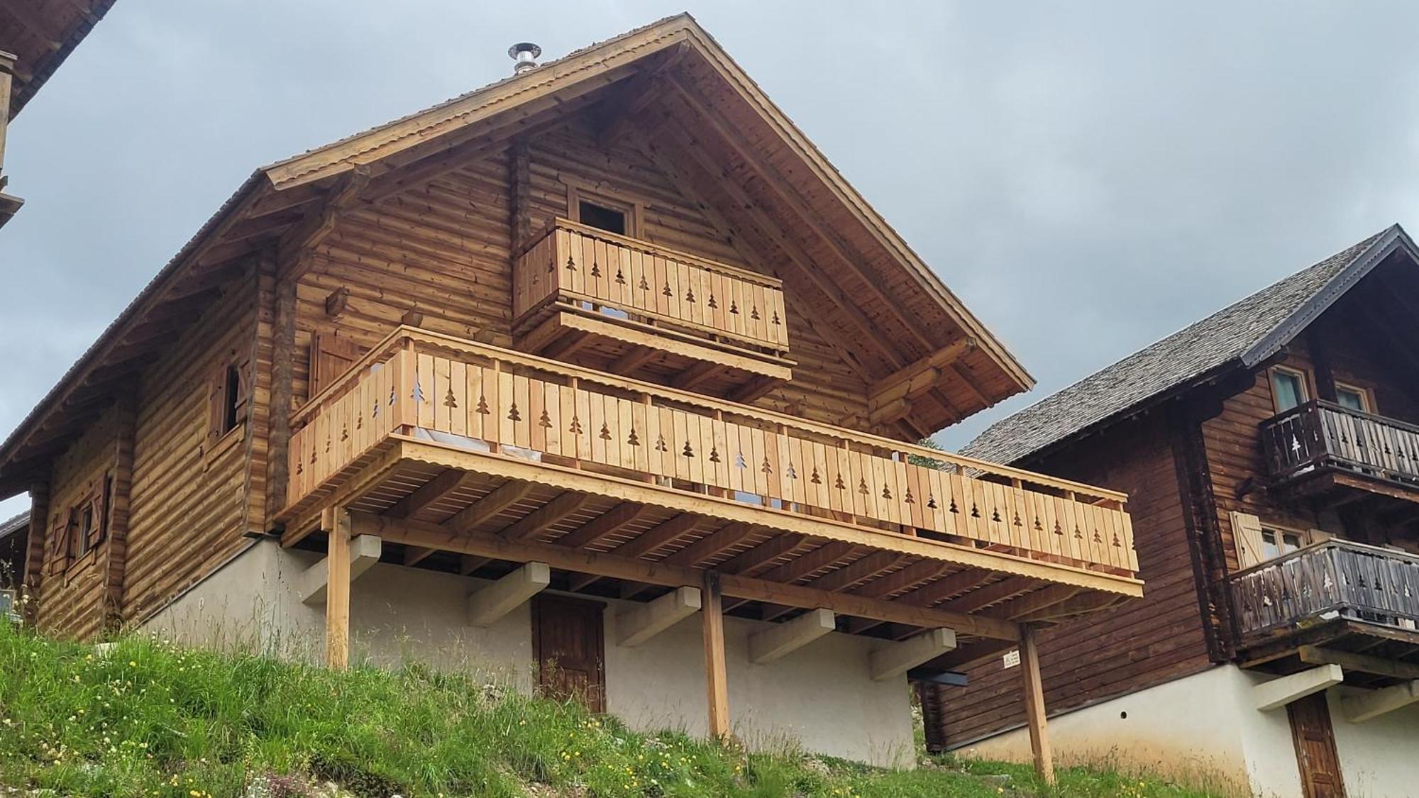 Chalet Aneloup Vue D'Exception A La Joue Du Loup Ле-Деволюи Экстерьер фото