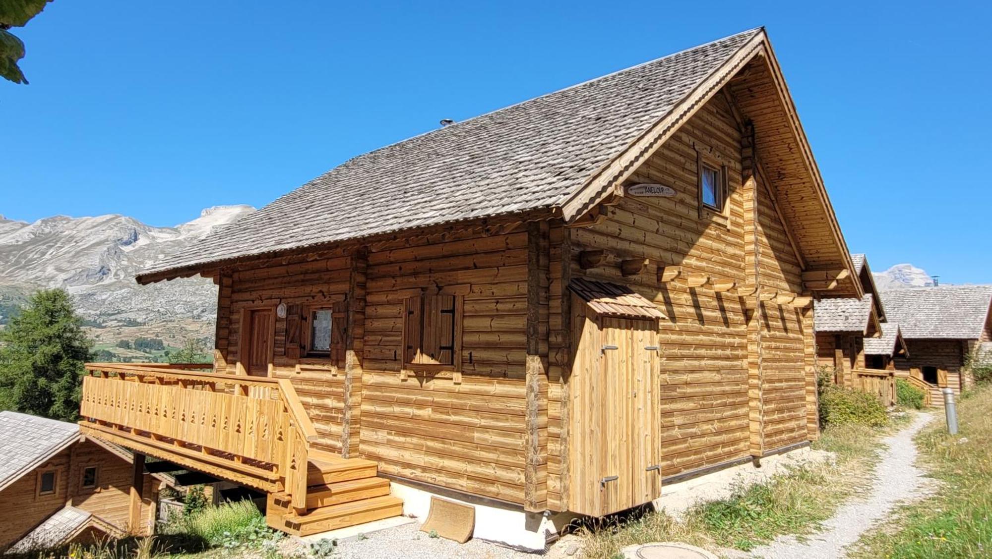 Chalet Aneloup Vue D'Exception A La Joue Du Loup Ле-Деволюи Экстерьер фото